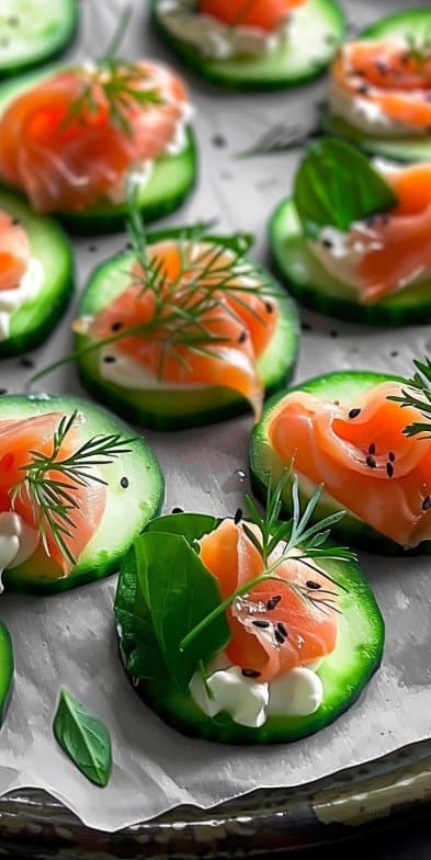 Smoked Salmon Cucumber Bites: 15 Minutes to Pure Bliss