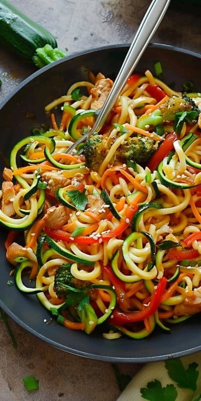Zucchini Noodle Stir-Fry: 5-Minute Flavor Delight