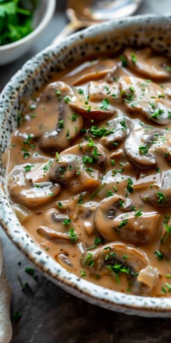 Mushroom Stroganoff