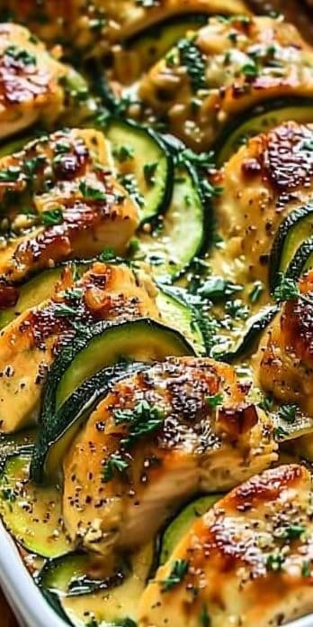 Easy Chicken Zucchini Bake