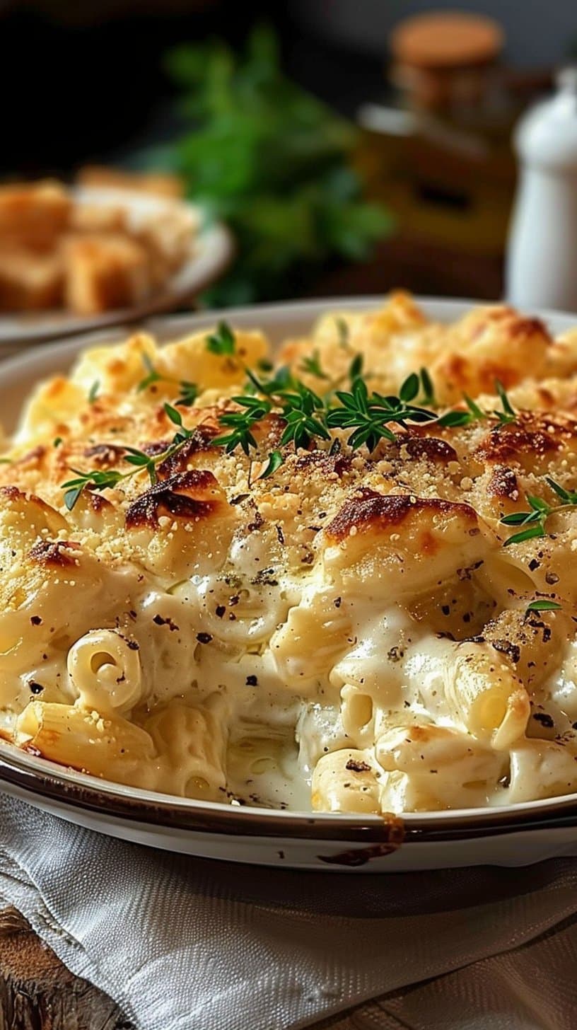 Creamy baked pasta: 5 Steps to Heartwarming Bliss