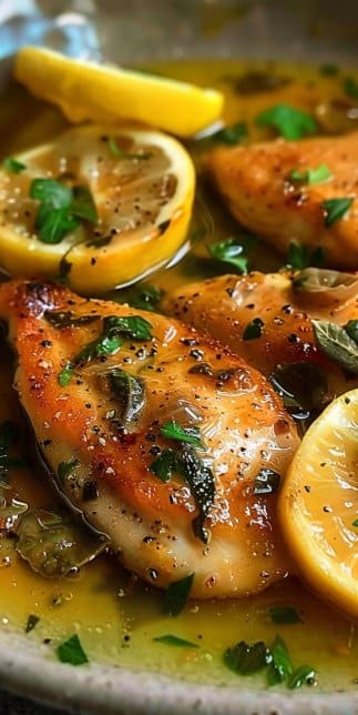 Italian Lemon Chicken Piccata (Light) to Enchant Your Tastebuds