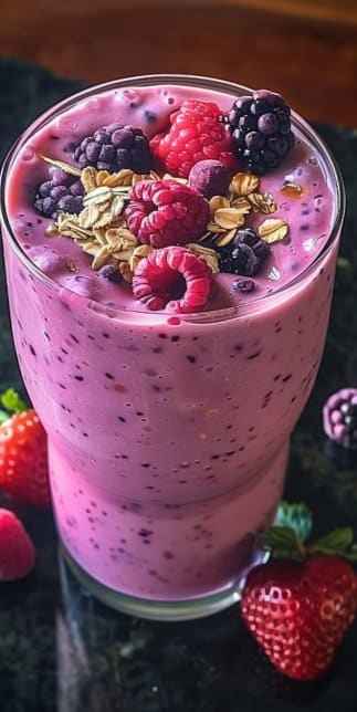 Berry Almond Smoothie: 5-Minute Nourishing Delight