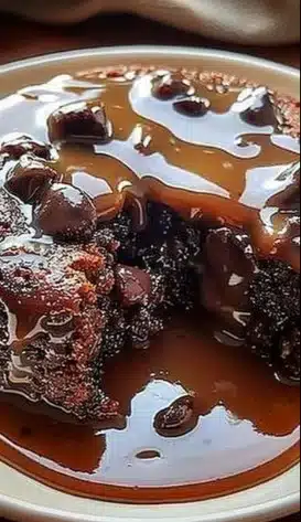 Delicious sticky toffee pudding served with toffee sauce and cream