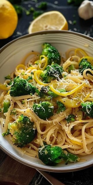 Garlic Lemon Broccoli Pasta: 5-Minute Dinner Delight