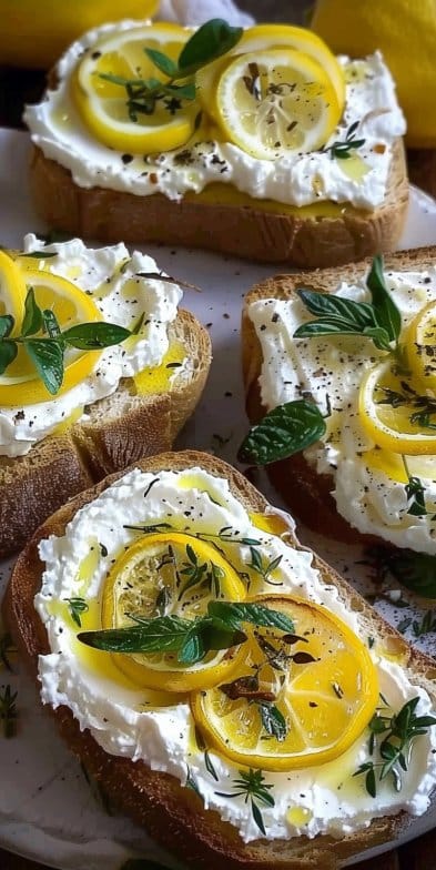 Lemon Herb Whipped Ricotta Toasts: 5 Reasons to Indulge