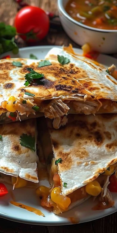 Pulled Chicken Quesadilla Triangles: 7 Irresistible Tips