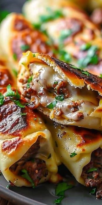 Keto Philly Cheesesteak Rolls