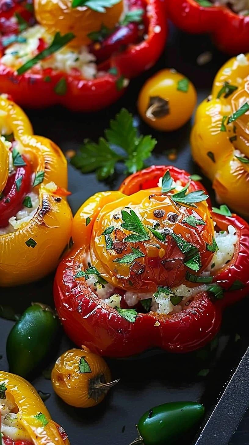 Mediterranean Stuffed Mini Peppers: 5 Savory Delights to Enjoy