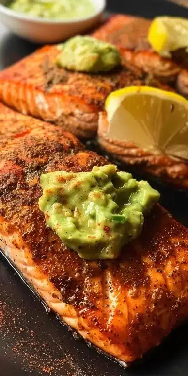 Baked Cajun Salmon with Avocado Sauce: 5 Flavorful Tips