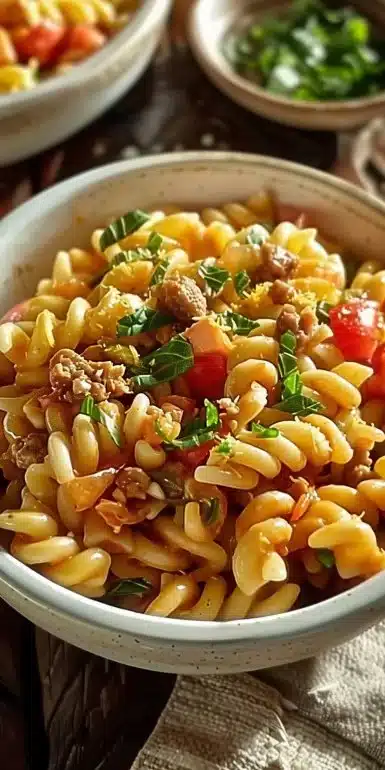 Big Mac Pasta Salad