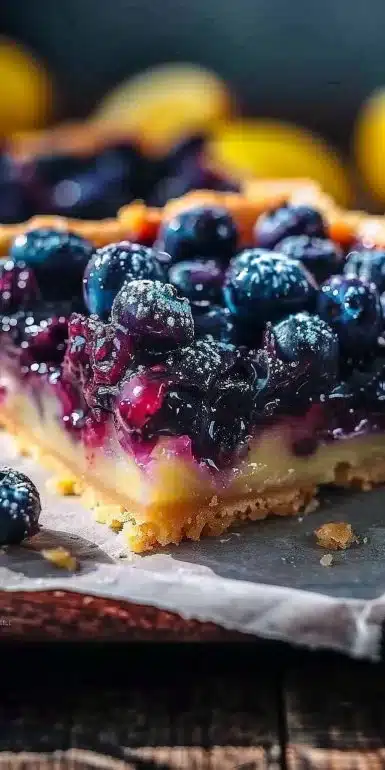 Blueberry Lemon Pie Bars: 7 Zesty Bites of Happiness