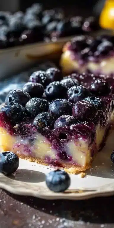 Blueberry Lemon Pie Bars: 7 Zesty Bites of Happiness