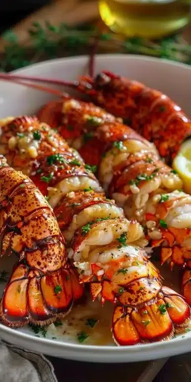 Butter Poached Lobster Tails