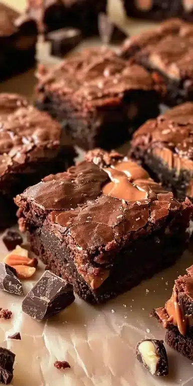 Chocolate Peanut Butter Brownie Bites