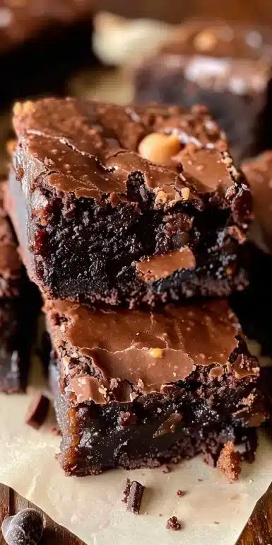 Chocolate Peanut Butter Brownie Bites