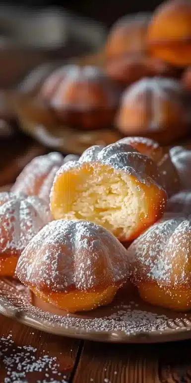 Cream-filled Bomboloni
