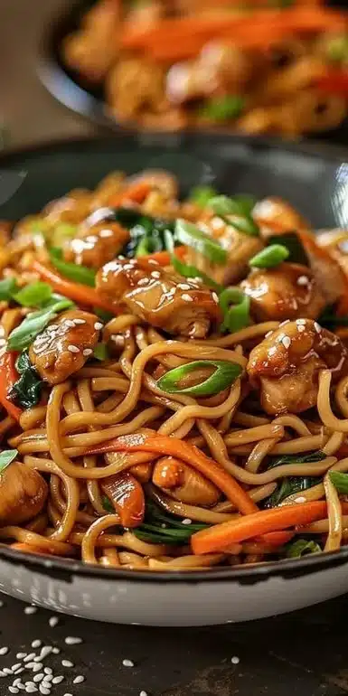 Delicious Chicken Lo Mein