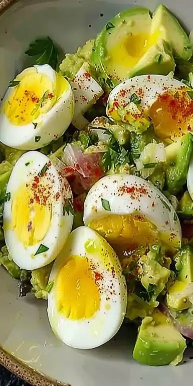 Deliciously Creamy Egg Avocado Salad