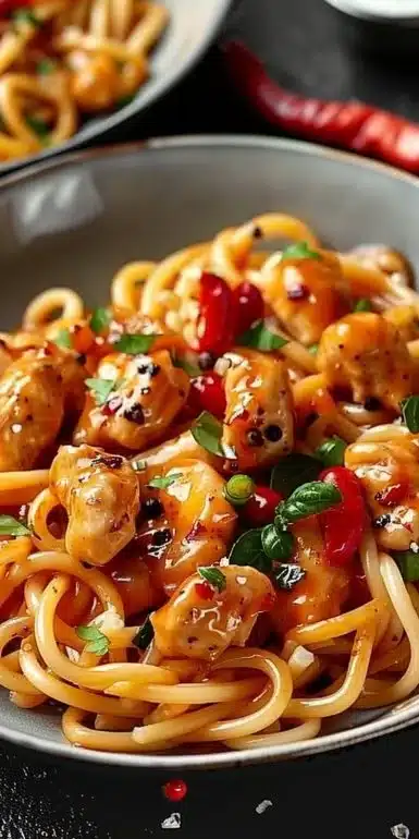 Honey Pepper Chicken Pasta