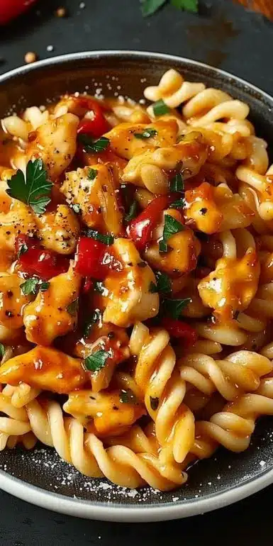 Honey Pepper Chicken Pasta