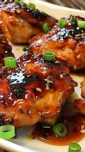 Delicious Honey Sriracha Chicken cooked to perfection in five simple steps