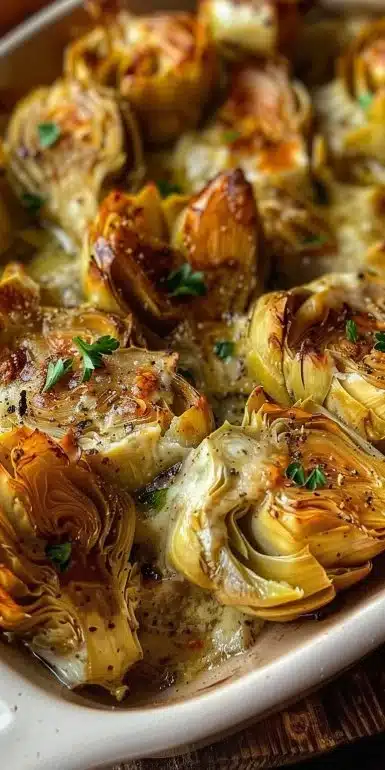 Irresistibly Crispy Baked Artichoke Hearts