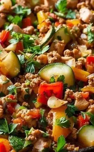 Mediterranean Ground Chicken Skillet: 5 Flavorful Secrets