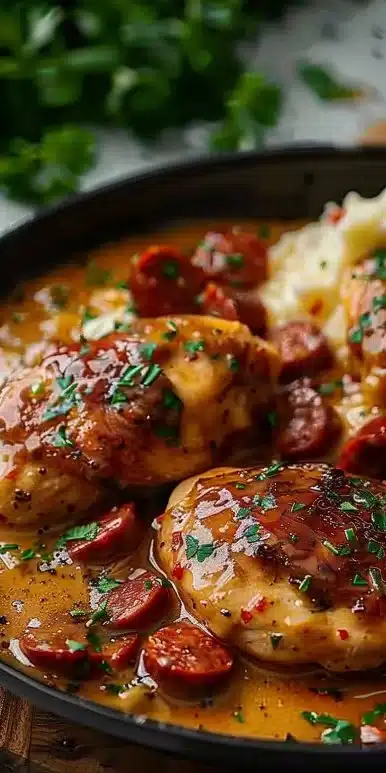 Melting Chicken with Chorizo: Explosion of Creamy Flavors in Less than 30 Minutes! - Recipes