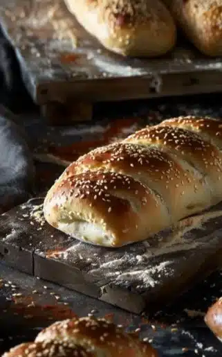 Homemade No-Oven Turkish Bread recipe, soft and fluffy bread without oven.