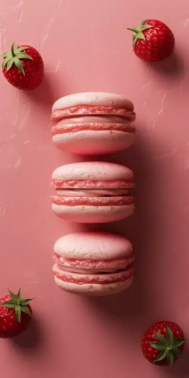 Perfect Strawberry Macarons