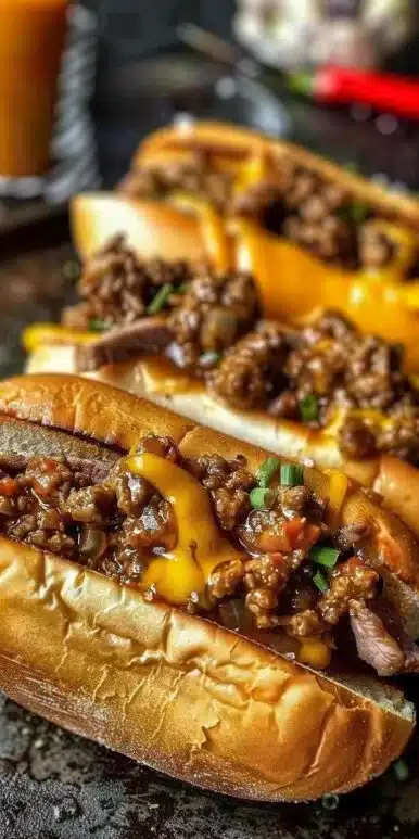 Philly Cheesesteak Sloppy Joes