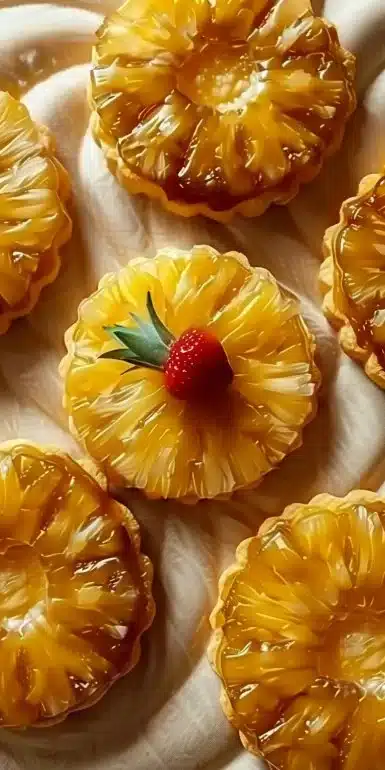 Pineapple Upside Down Sugar Cookies