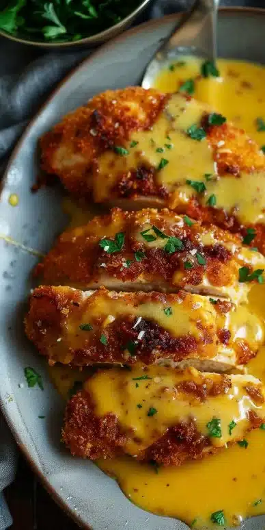 Pretzel Chicken with Cheddar Sauce: 7 Comforting Steps