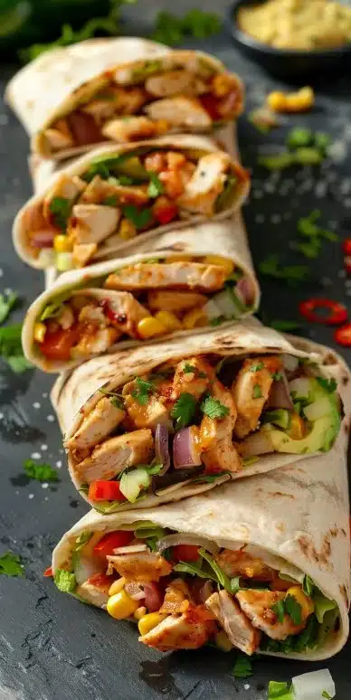 Southwest Chicken Wraps: 15-Minute Flavor Explosion