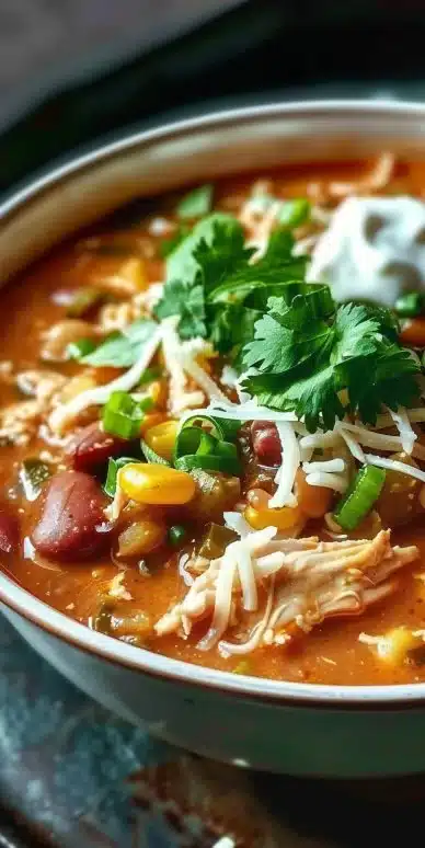 Spicy Cajun Twist on Classic White Chicken Chili Bliss