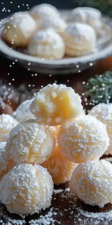 Sweetened Condensed Milk Snowballs