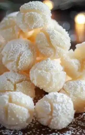 Sweetened Condensed Milk Snowballs