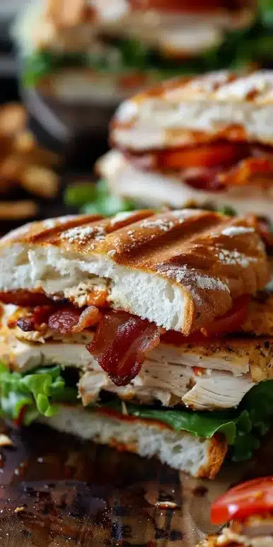 Ultimate Chicken Bacon Ranch Sandwich