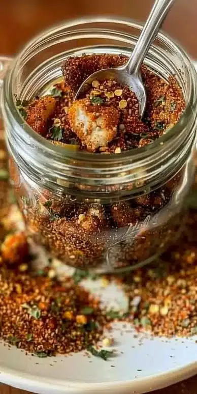 Delicious homemade Wingstop fry seasoning ready to enhance your fries.
