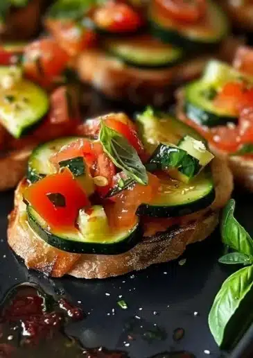 Zucchini Tomato Bruschetta: 7 Fresh Cucumber Delights